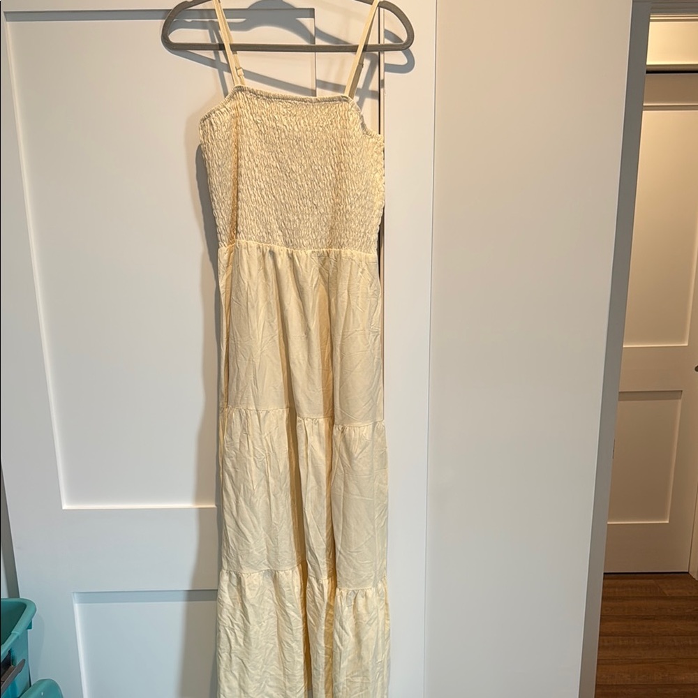 Cream Maxi Dress